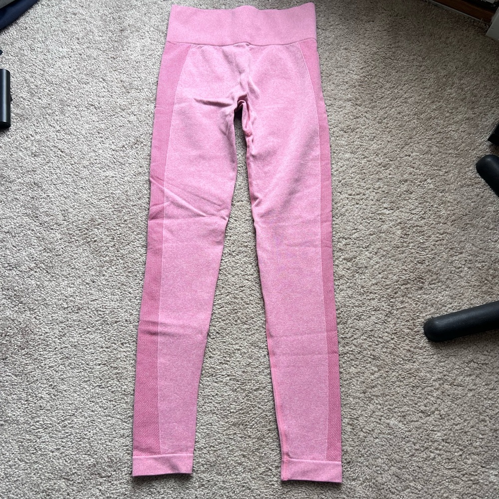 Women's Pink High-Waisted Leggings